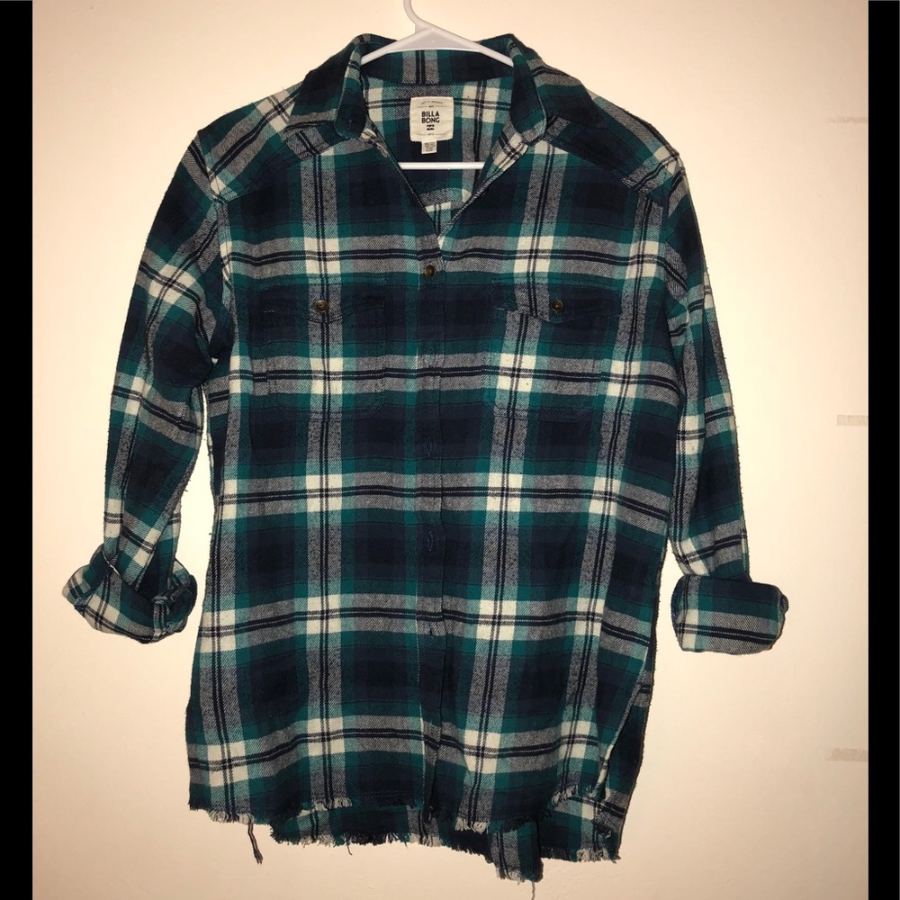 Billabong plaid shirt M